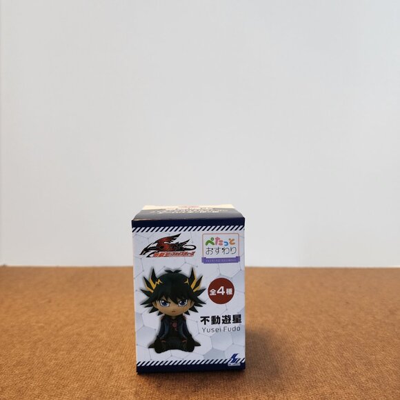 New SK Japan Petatto Osuwari Yu Gi Oh Yusei Fudo Figure 6cm Japan - Picture 2 of 6